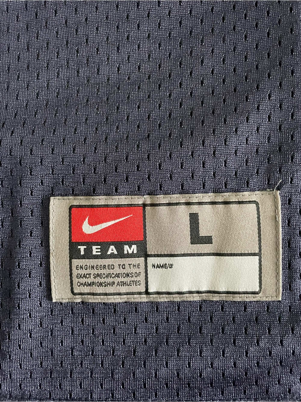 Nike Navy Midshipmen Football Jersey Men’s L #12 Pro Combat Stitched NCAA - Picture 11 of 11